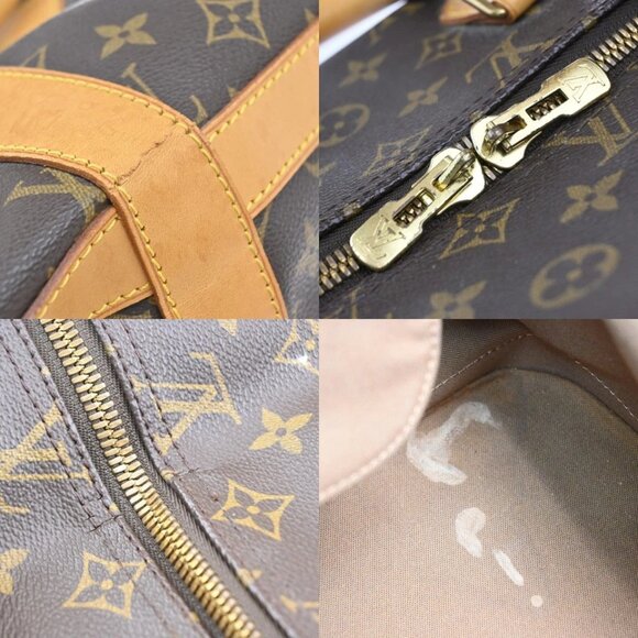 LOUIS VUITTON Travel Hand Cruiser Bag 40 Monogram Leather Brown 538-082525 - Picture 10 of 16